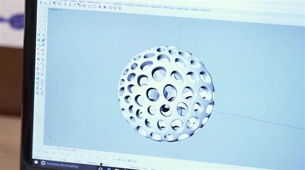 3D-модель, которую планируется распечатать из платинового порошка