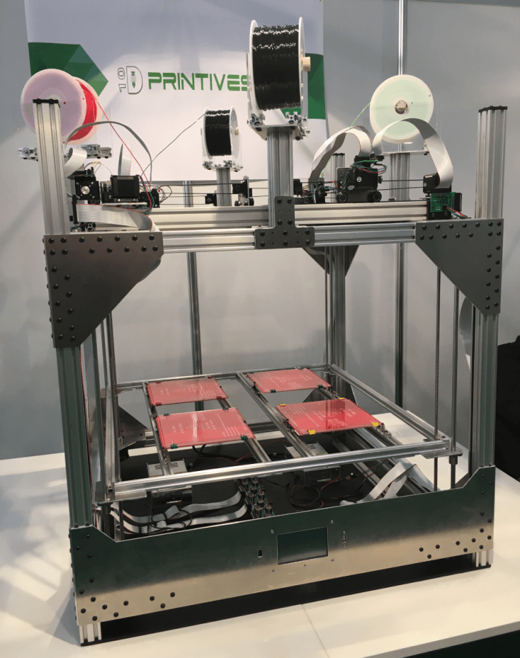 3D принтер Quadra от 10DPrintives, подробно