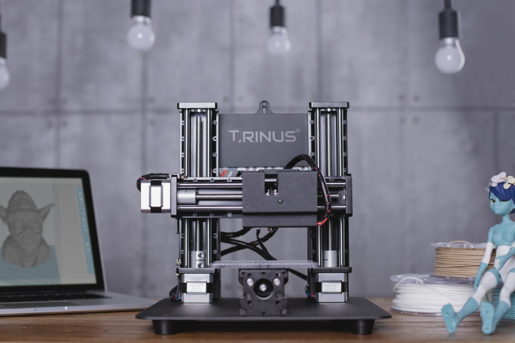 FFF 3D-принтер Trinus от компании Kodama, крупный план