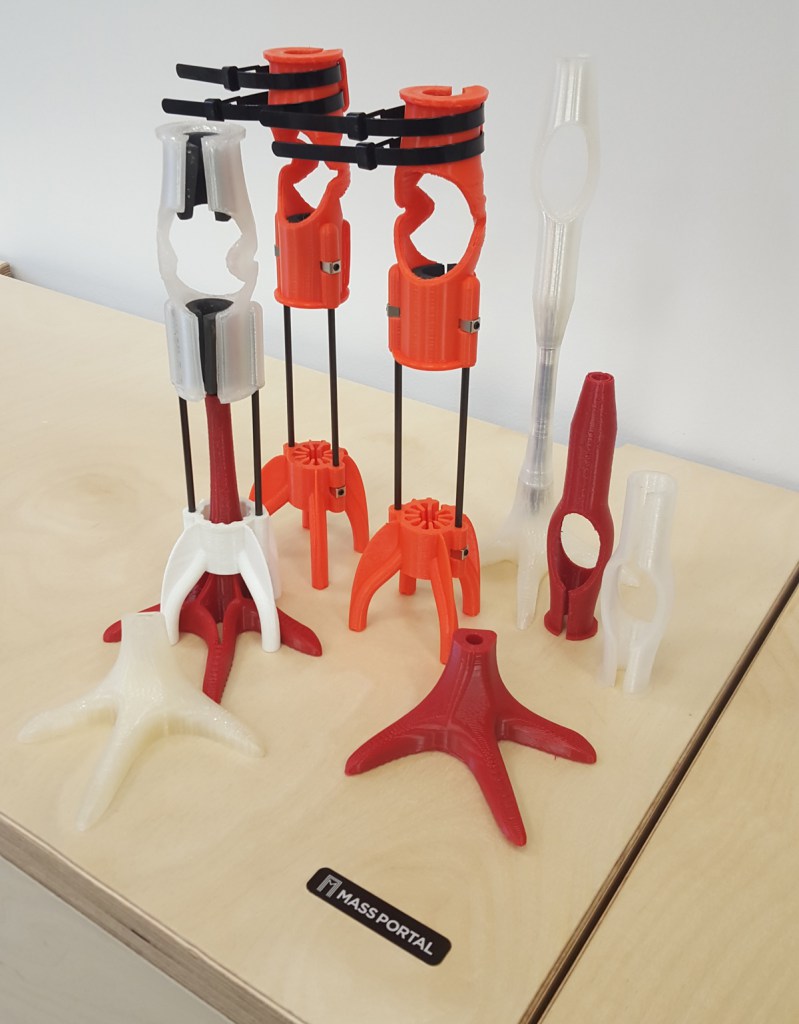 Напечатанный на 3D принтере ортез для аиста
