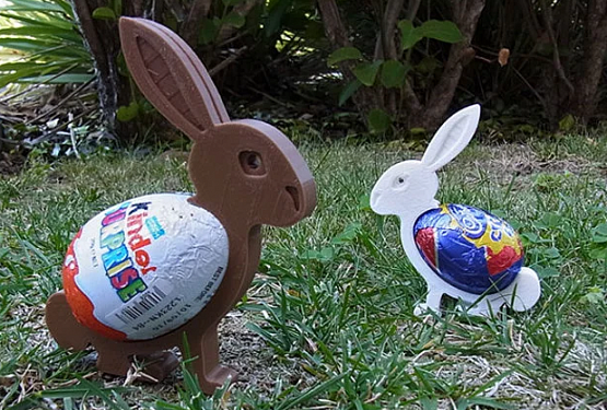 картинка Пасхальный заяц - держатель для Kinder яйца