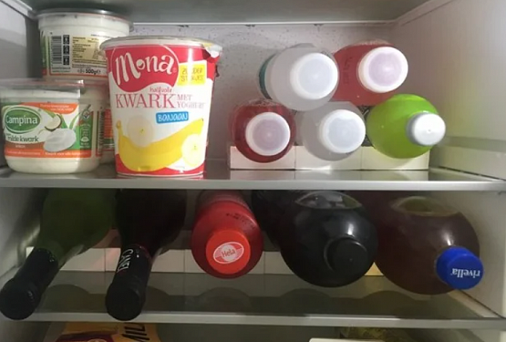 картинка Подставка для хранения бутылок в холодильнике