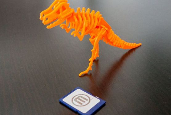 картинка 3D пазл "Динозавр Ти-Рекс"
