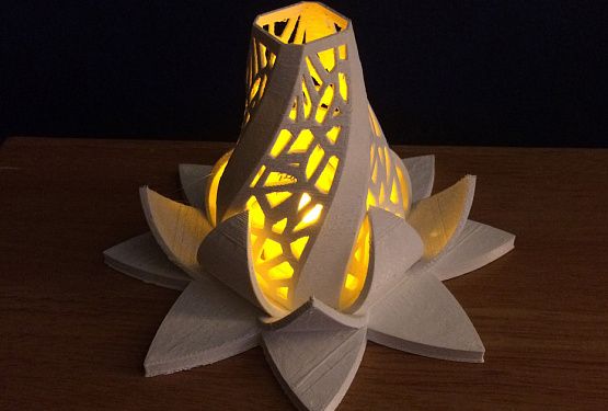 картинка Лампа-цветок