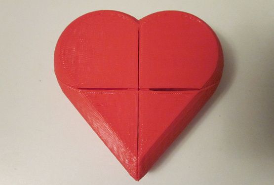 картинка Коробка "Сердце" с секретом