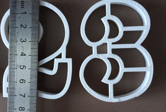 картинка Цифра 3 форма для пряников