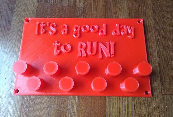 картинка Медальница "Its a good day to run!"