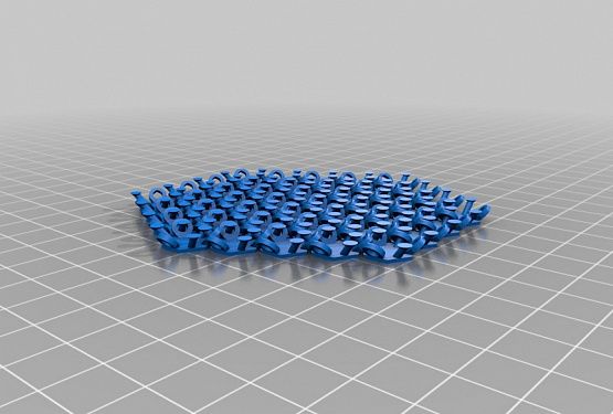 картинка Пластина для кольчуги (масштабируемая) шестигранная