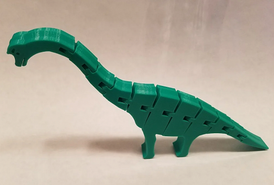 картинка Гибкий динозавр Брахиозавр