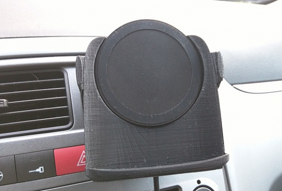 картинка Держатель в автомобиль для круглой беспроводной зарядки