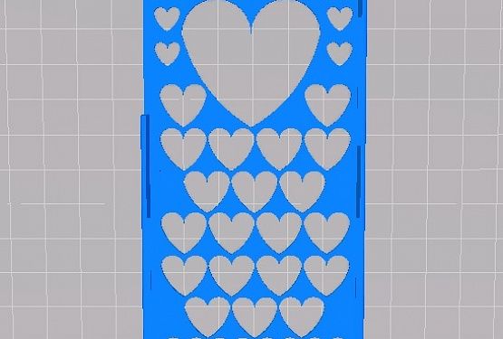 картинка Чехол для iPhone 5 "Сердца"